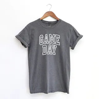 Embroidered Game Day Arch | Garment Dyed Short Sleeve Tee