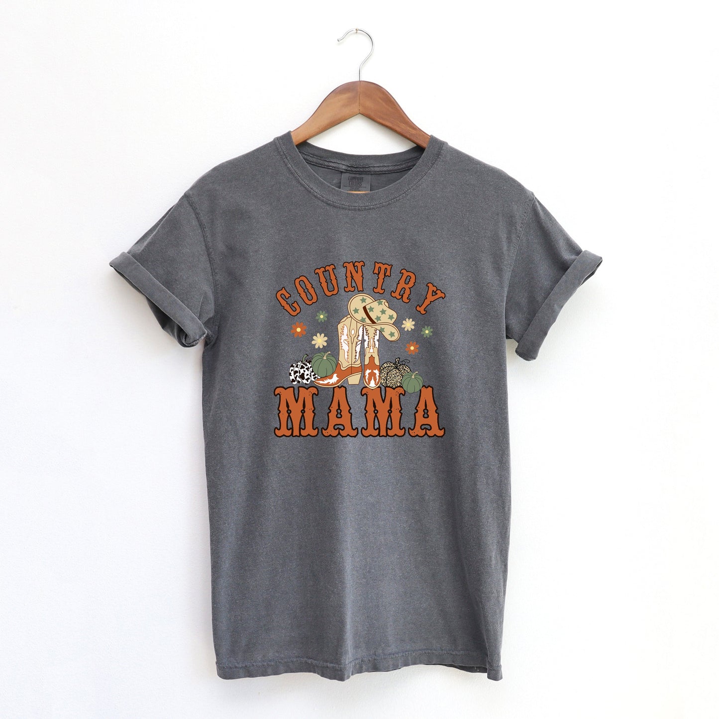 Country Mama Boots | Garment Dyed Tee