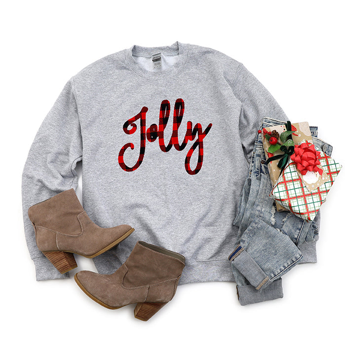 Jolly Plaid | Sweatshirt