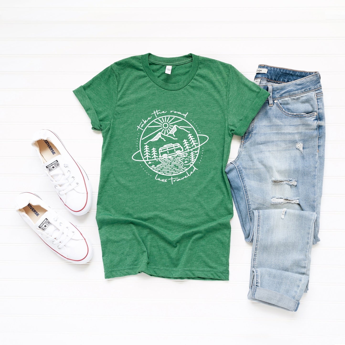 Take The Road Less Traveled | Short Sleeve Crew Neck