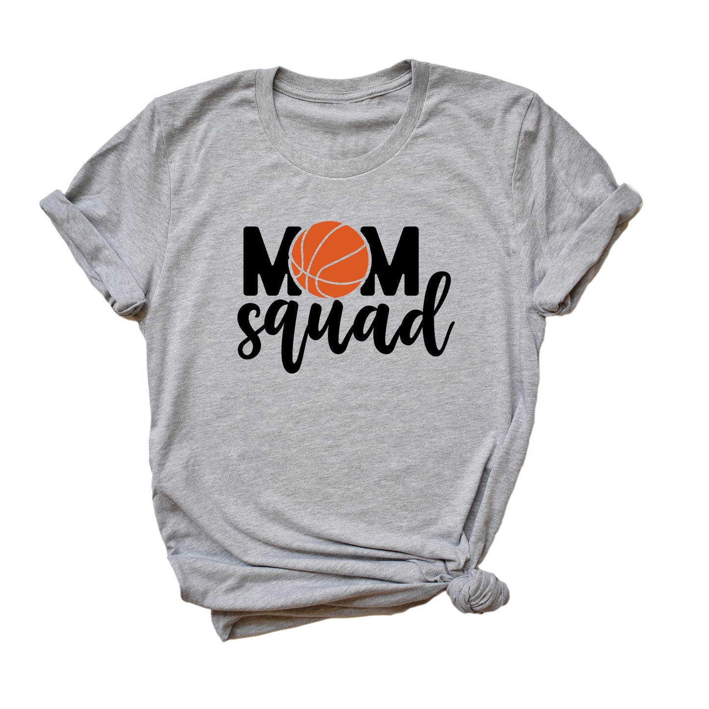 Mom Squad Basketball | Short Sleeve Crew Neck