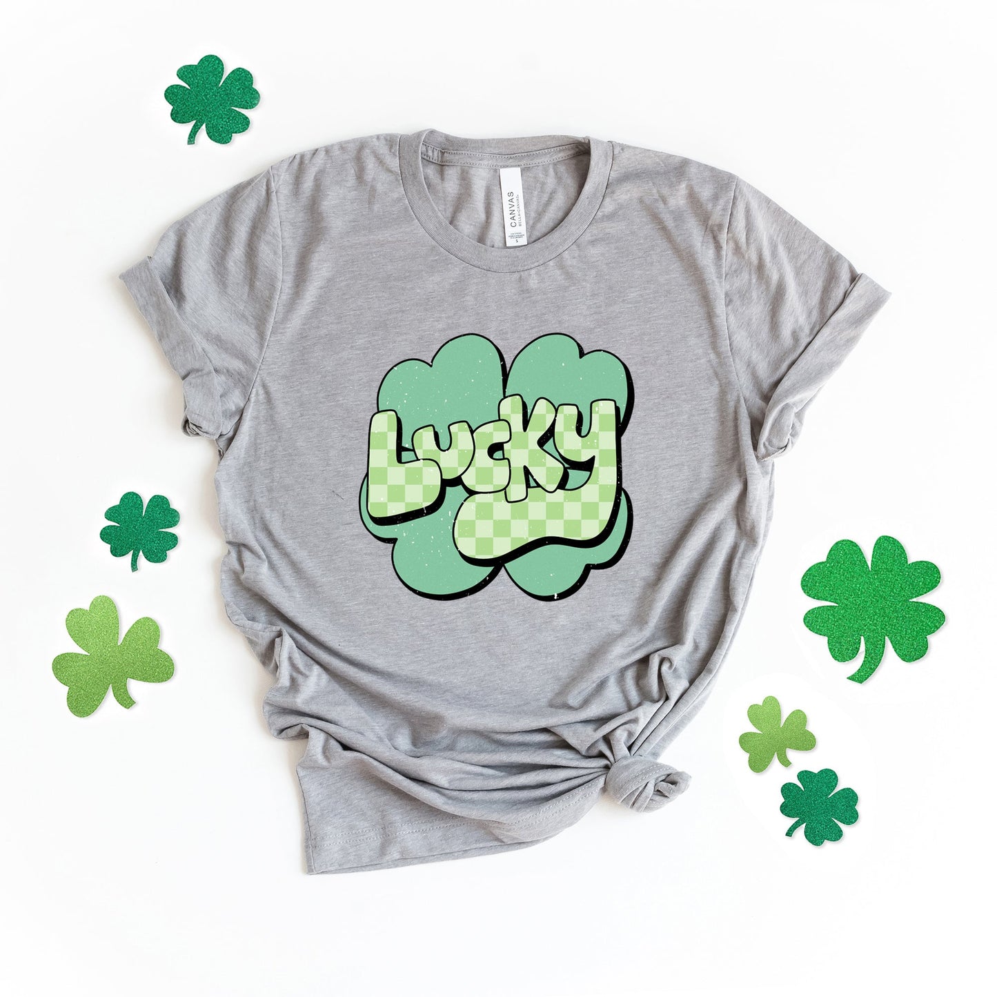 Lucky With Clover | Short Sleeve Crew Neck