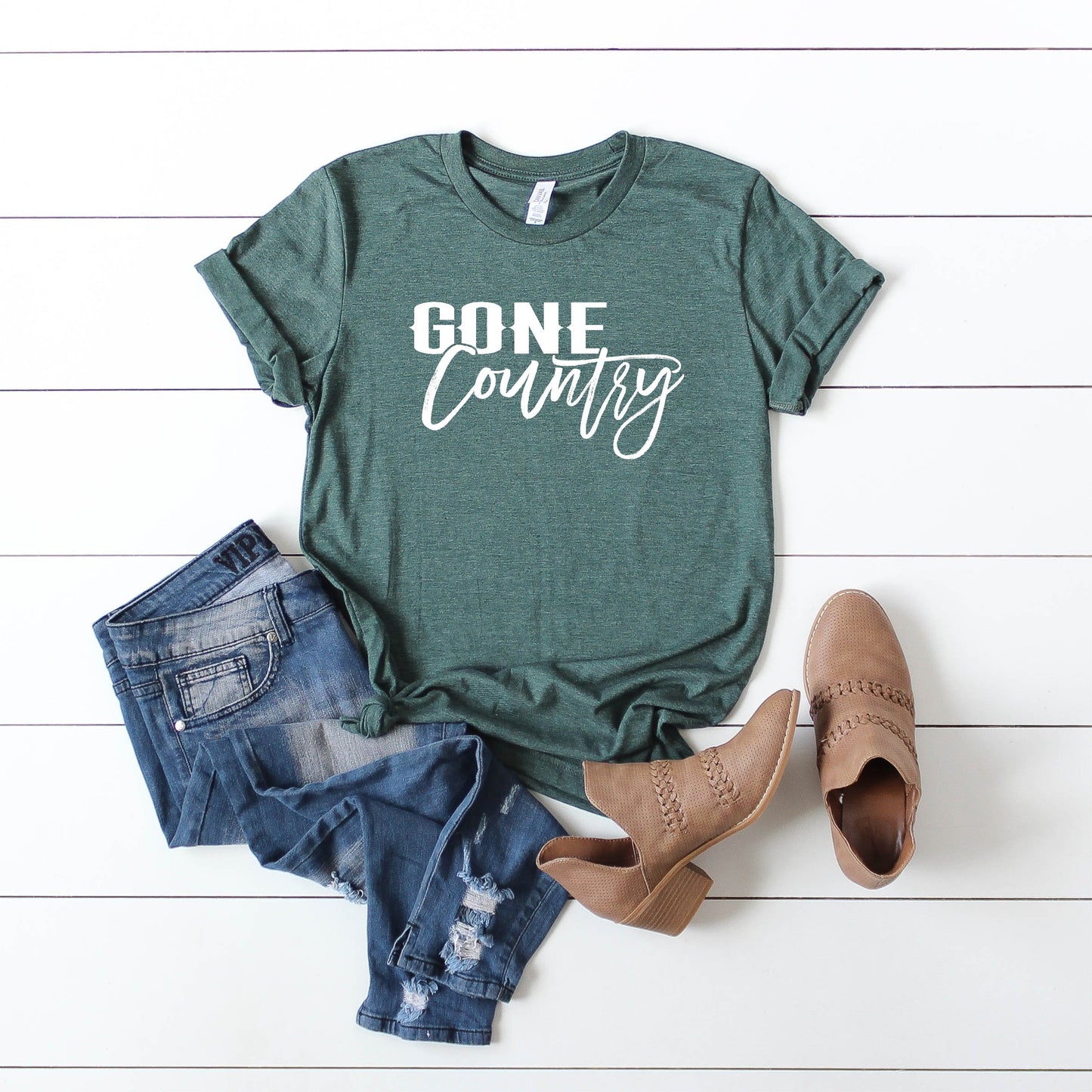 Gone Country | Short Sleeve Crew Neck