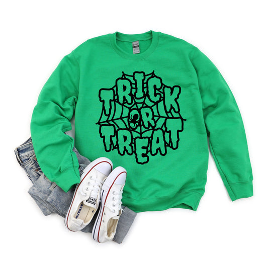 Trick Or Treat Web | Sweatshirt