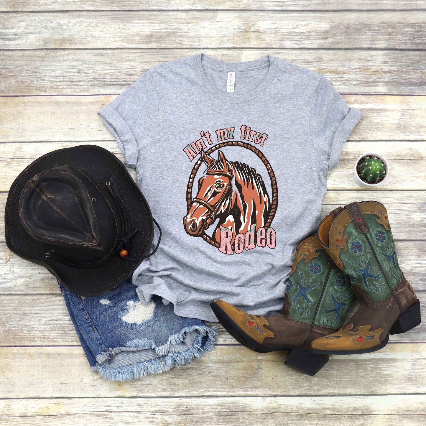 Ain't My First Rodeo Horse | Short Sleeve Crew Neck
