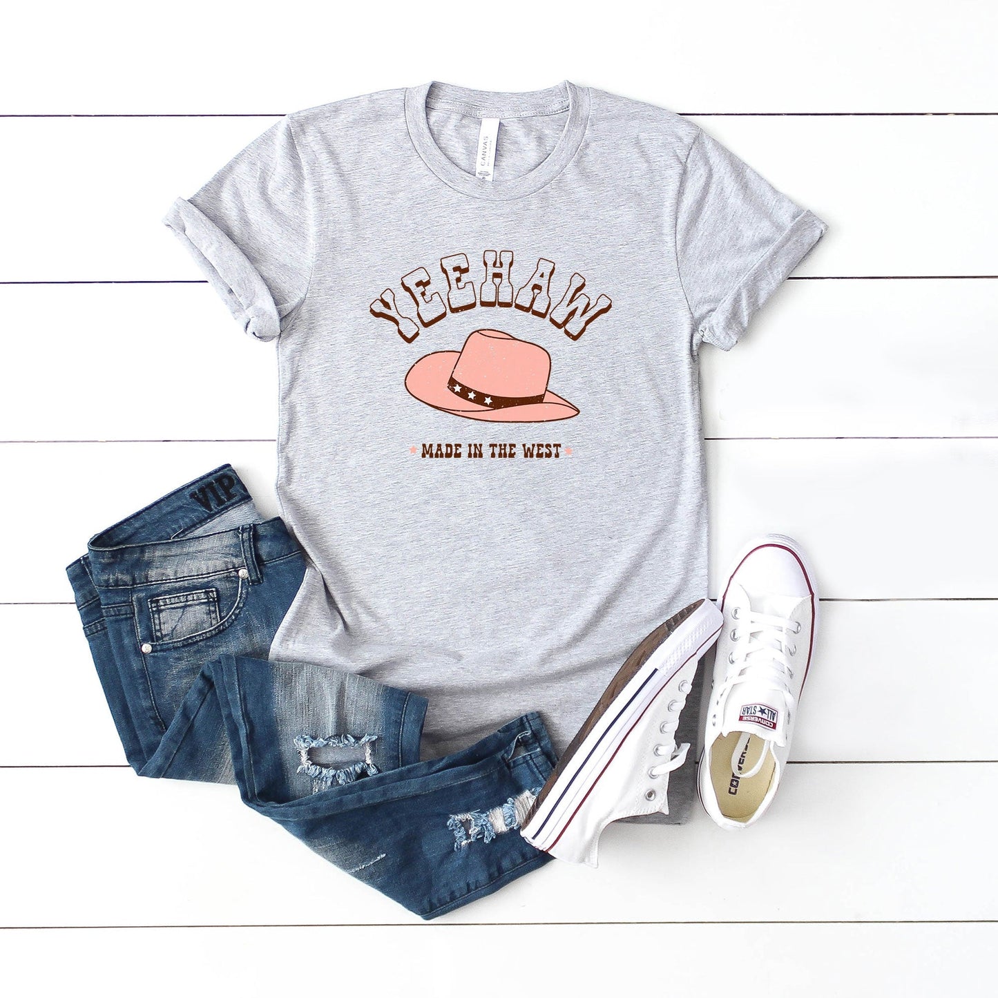 Yeehaw Made In The West | Short Sleeve Crew Neck