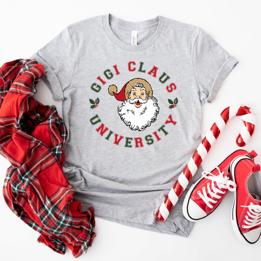 Gigi Claus University | Short Sleeve Crew Neck