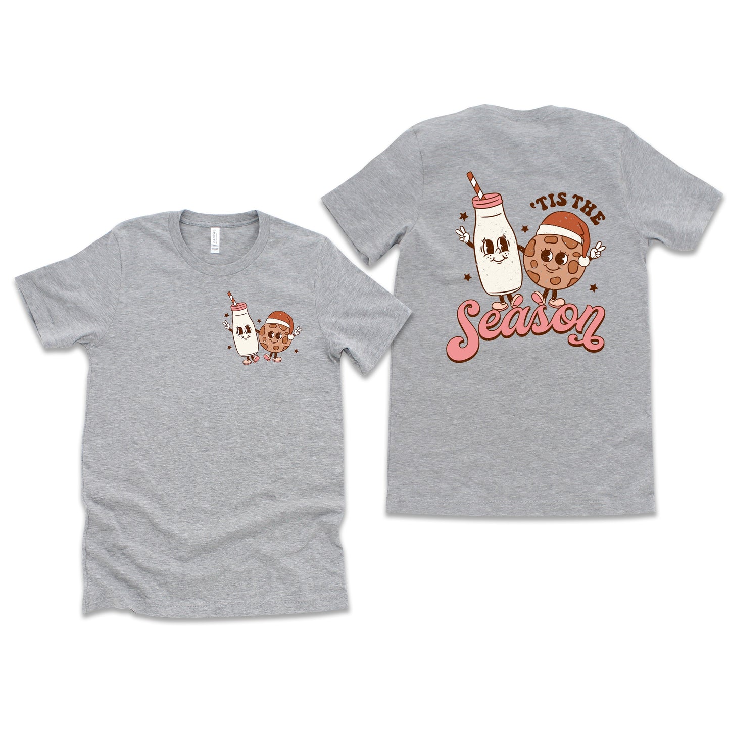 Tis The Season Cookies | Short Sleeve Crew Neck | Front And Back Ink