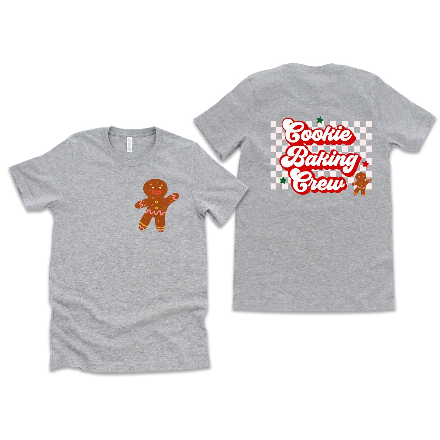 Cookie Baking Crew | Short Sleeve Crew Neck | Front and Back Ink