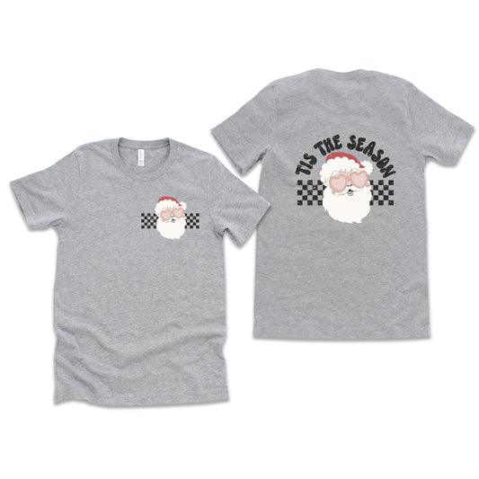 Tis The Season Santa | Short Sleeve Crew Neck | Front And Back Ink
