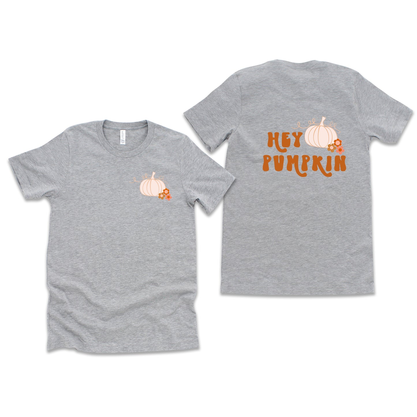 Hey Pumpkin Colorful | Short Sleeve Crew Neck