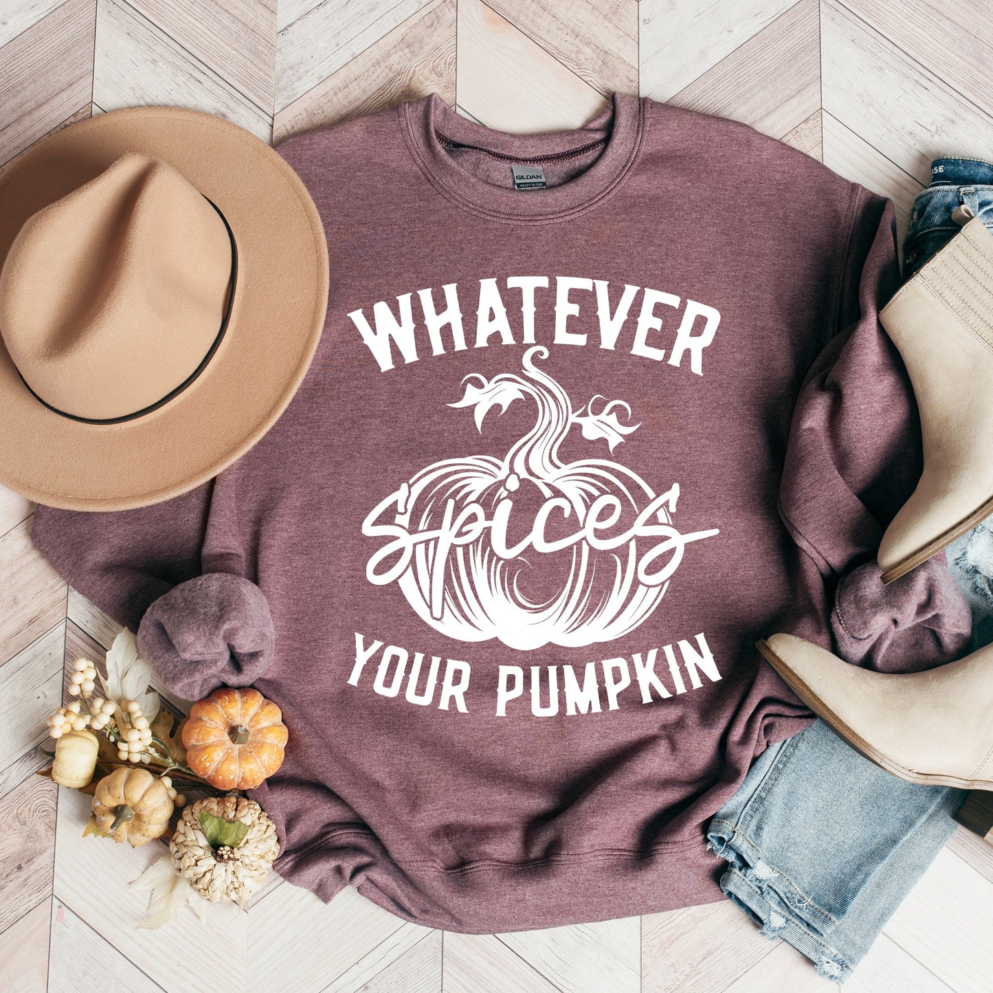 Retro Whatever Spices Your Pumpkin | Sweatshirt