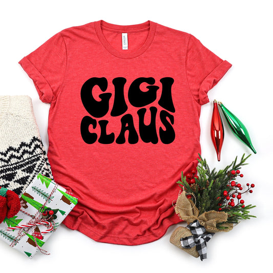 Gigi Claus Wavy | Short Sleeve Crew Neck