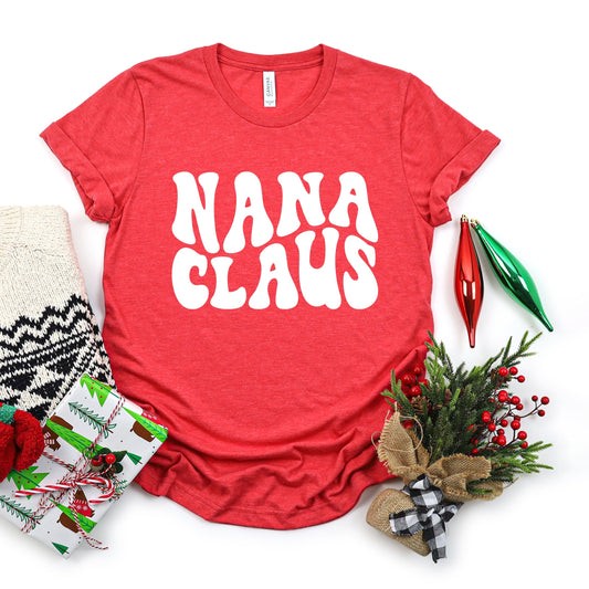 Nana Claus Wavy | Short Sleeve Crew Neck