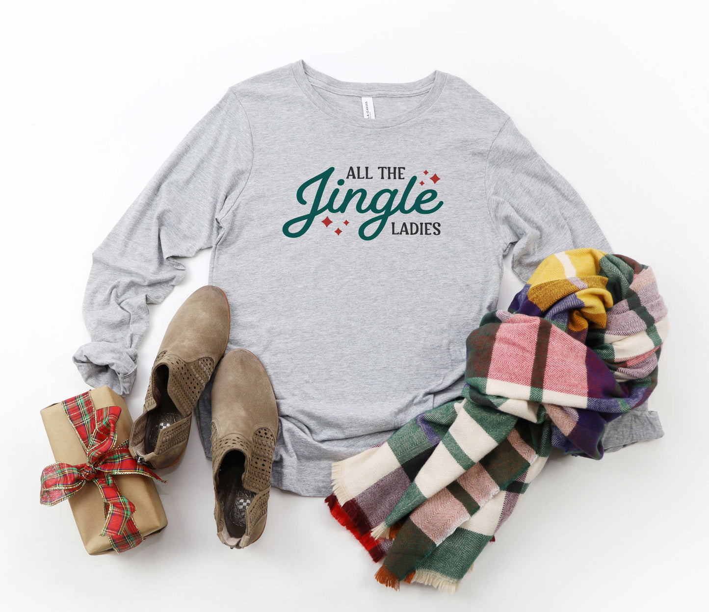 Jingle Ladies | Long Sleeve Crew Neck