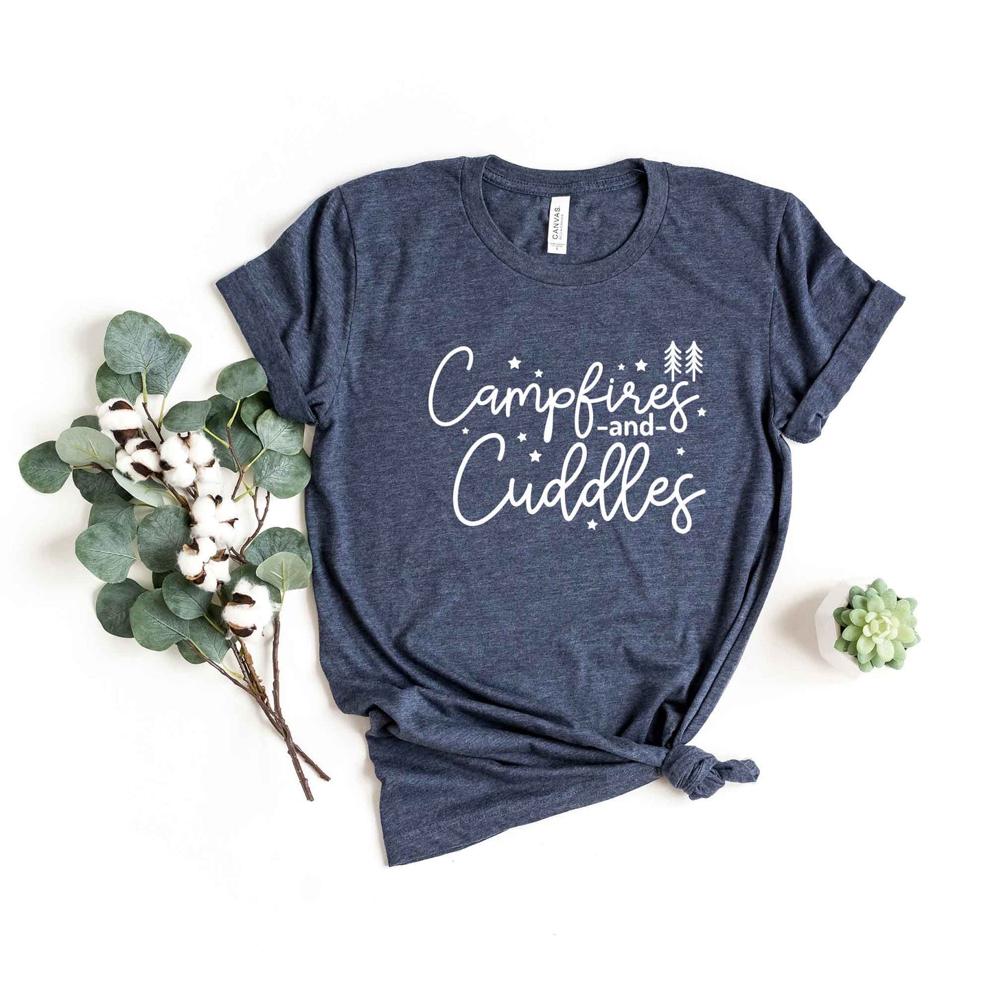 Campfire And Cuddles | Short Sleeve Crew Neck