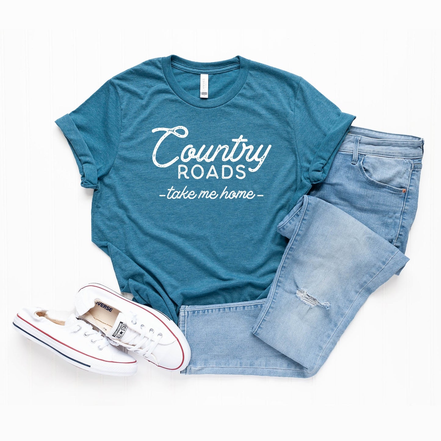 Country Roads Take me Home | Short Sleeve Crew Neck