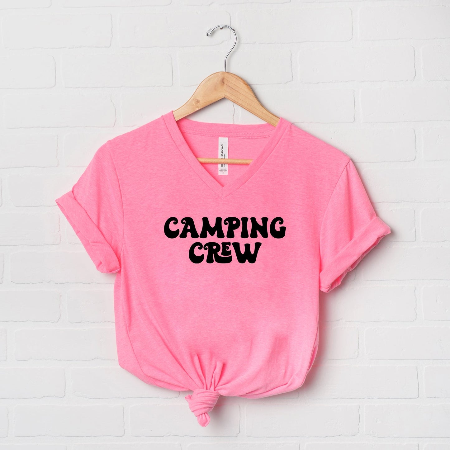 Camping Crew Retro | Short Sleeve V-Neck