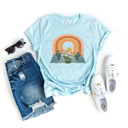 Boho Explore More | Short Sleeve Crew Neck