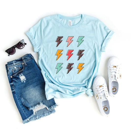 Lightning Bolts | Short Sleeve Crew Neck