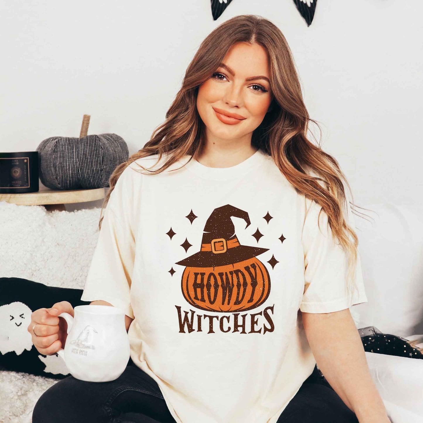 Howdy Witches Stars | Garment Dyed Tee