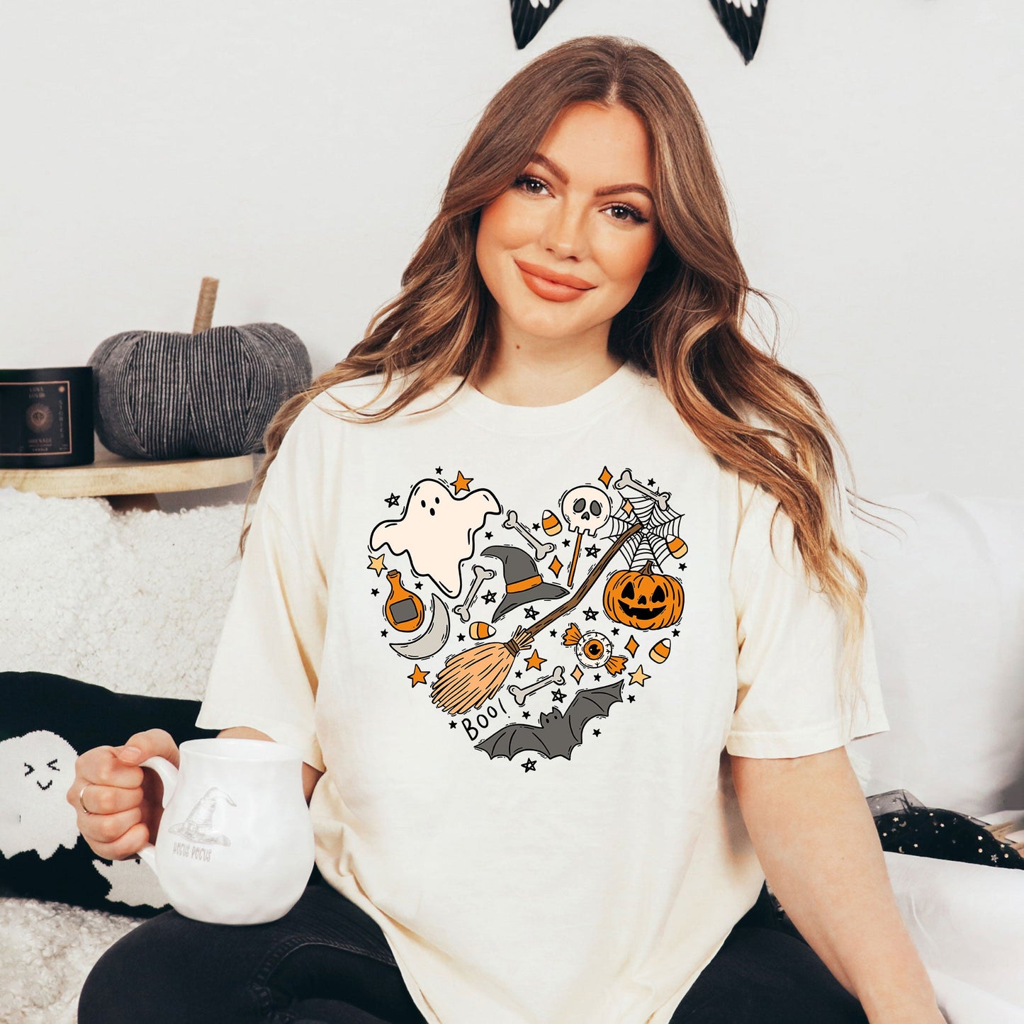 Halloween Heart | Garment Dyed Tee