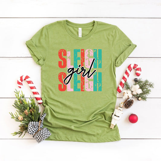 Sleigh Girl | Short Sleeve Crew Neck