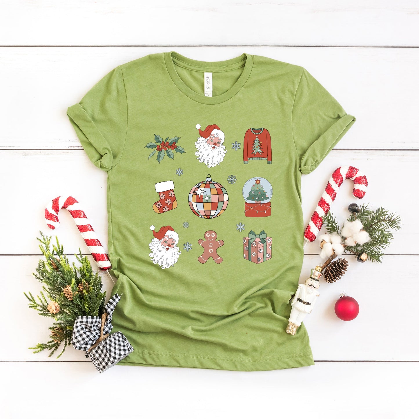 Christmas Collage | Short Sleeve Crew Neck