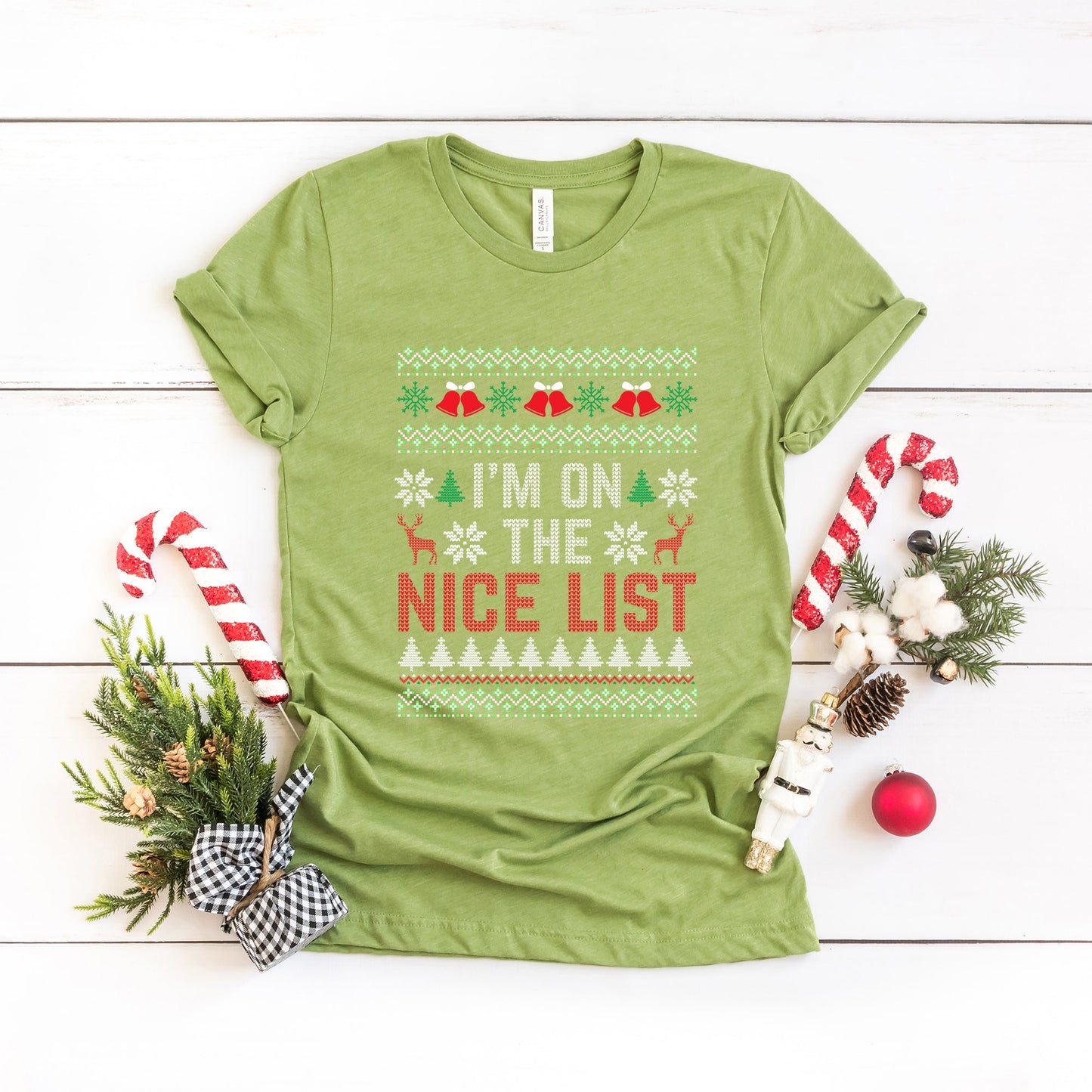 I'm on the Nice List | Short Sleeve Crew Neck