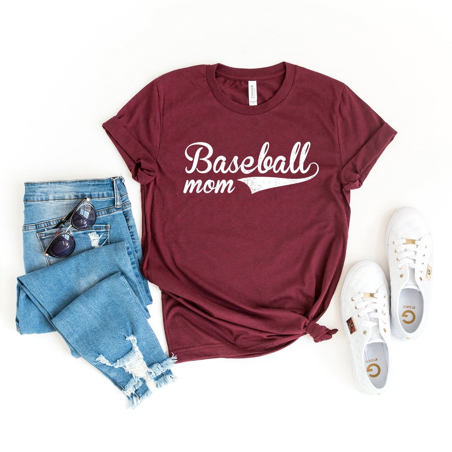 Baseball Mom | Short Sleeve Crew Neck