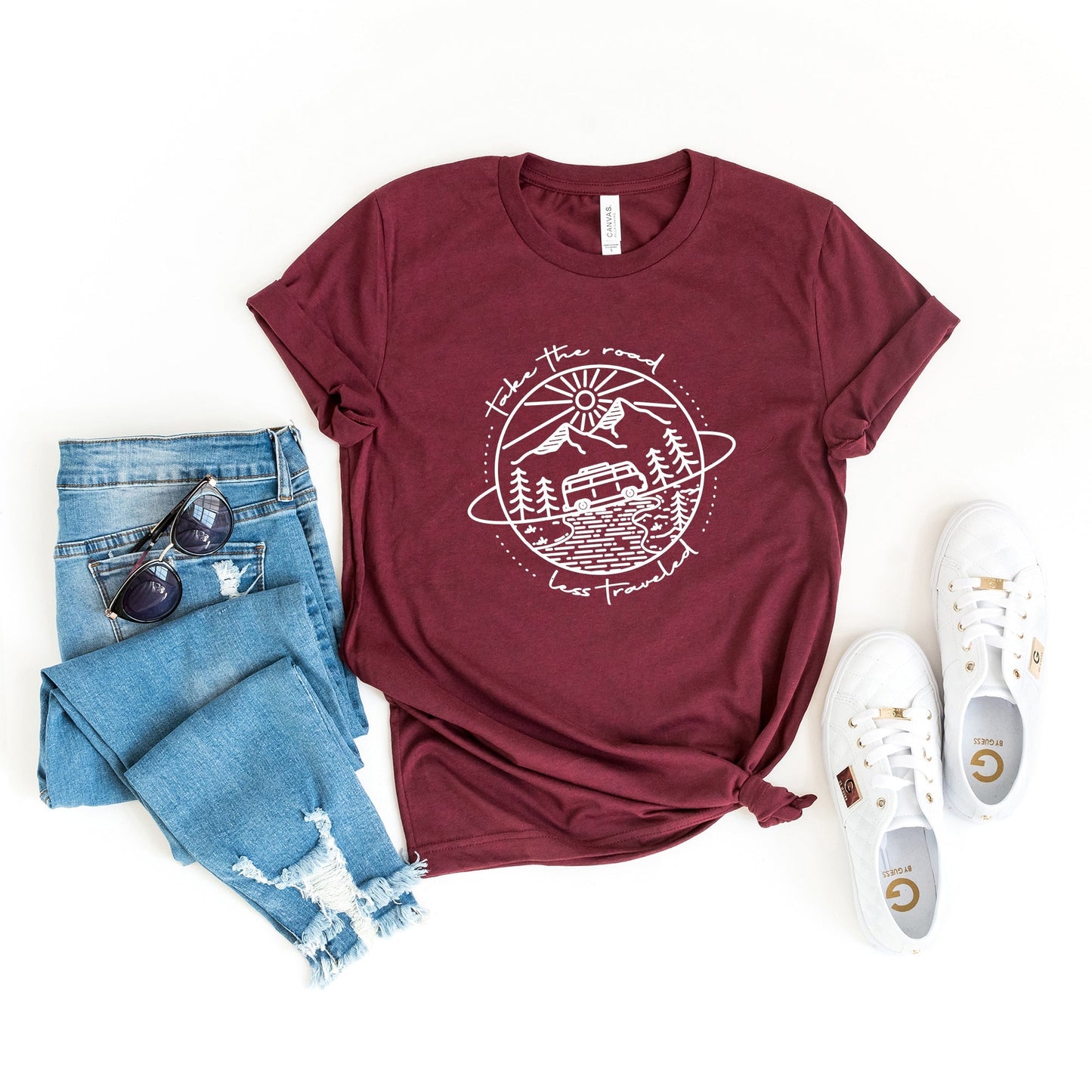 Take The Road Less Traveled | Short Sleeve Crew Neck