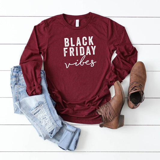 Black Friday Vibes | Long Sleeve Crew Neck