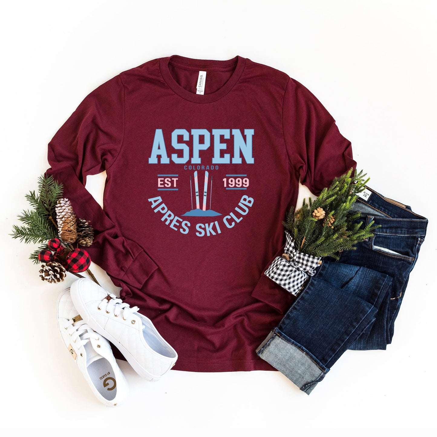 Aspen Ski Club | Long Sleeve Crew Neck