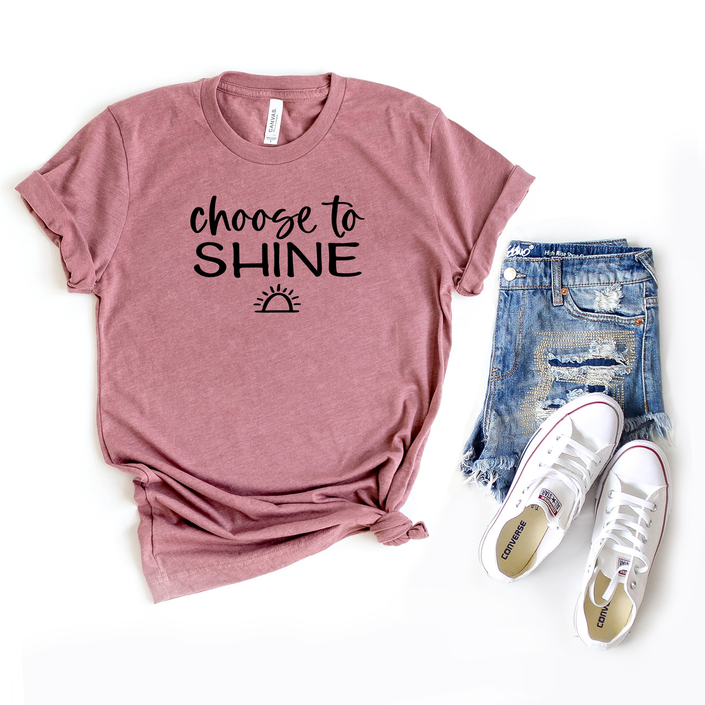 Choose To Shine | Short Sleeve Crew Neck