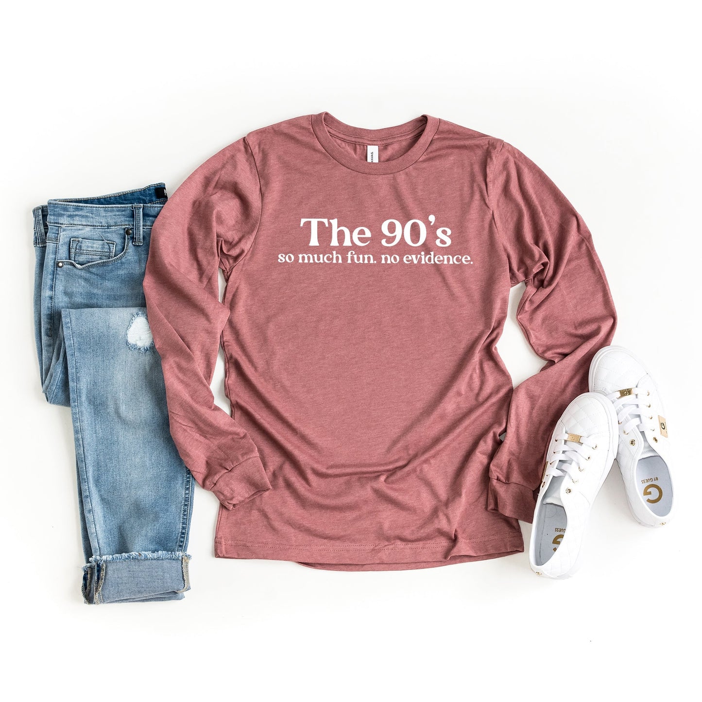 The 90's So Much Fun | Long Sleeve Crew Neck