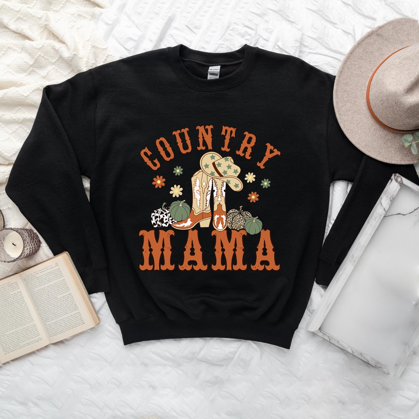 Country Mama Boots | Sweatshirt