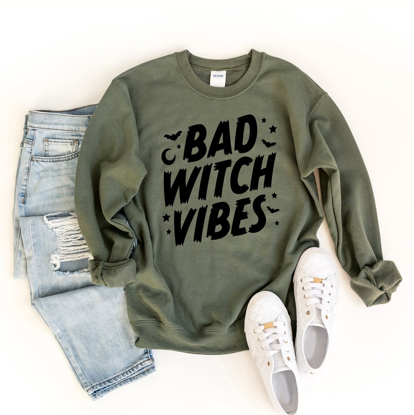 Bad Witch Vibes Moon | Sweatshirt