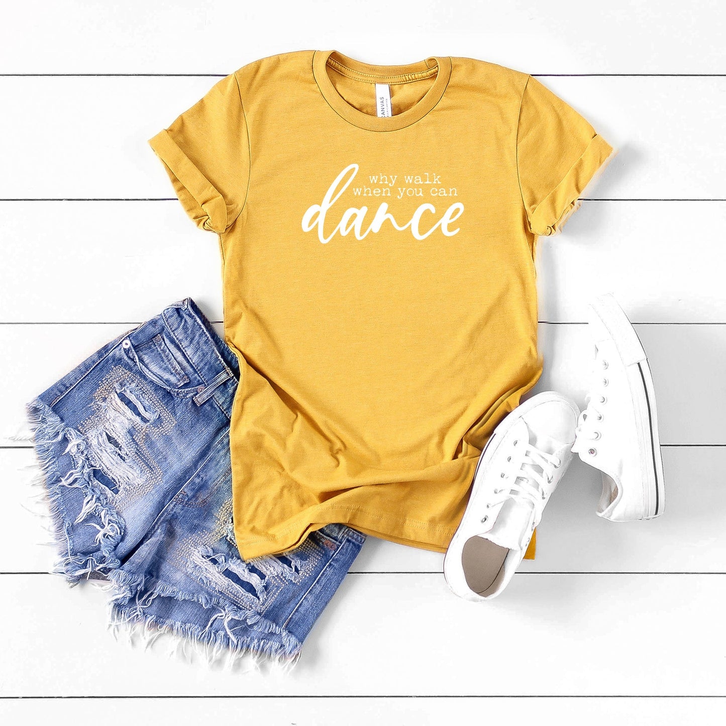Why Walk When You Can Dance? | Short Sleeve Crew Neck