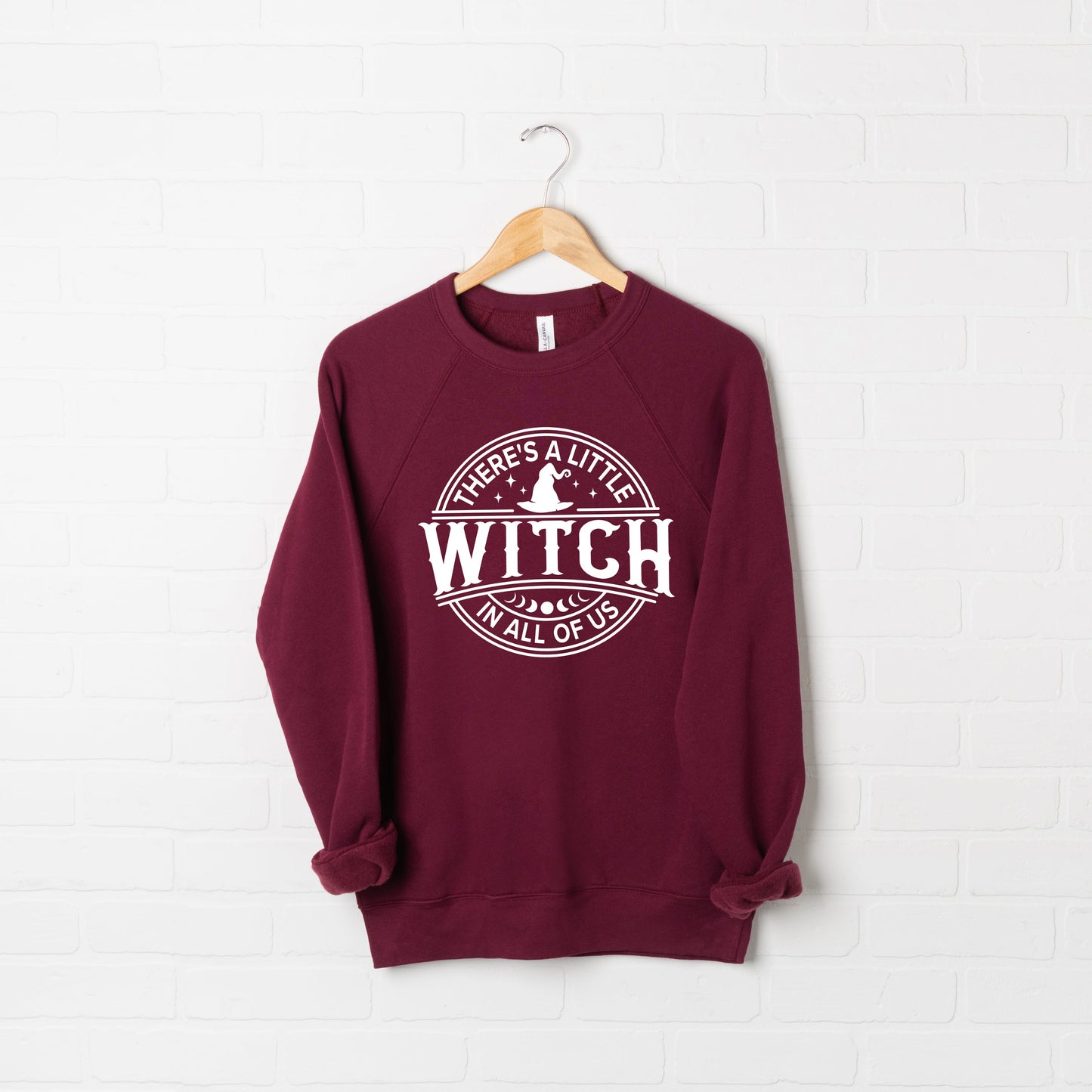 A Little Witch In All Of Us | Bella Canvas Sweatshirt