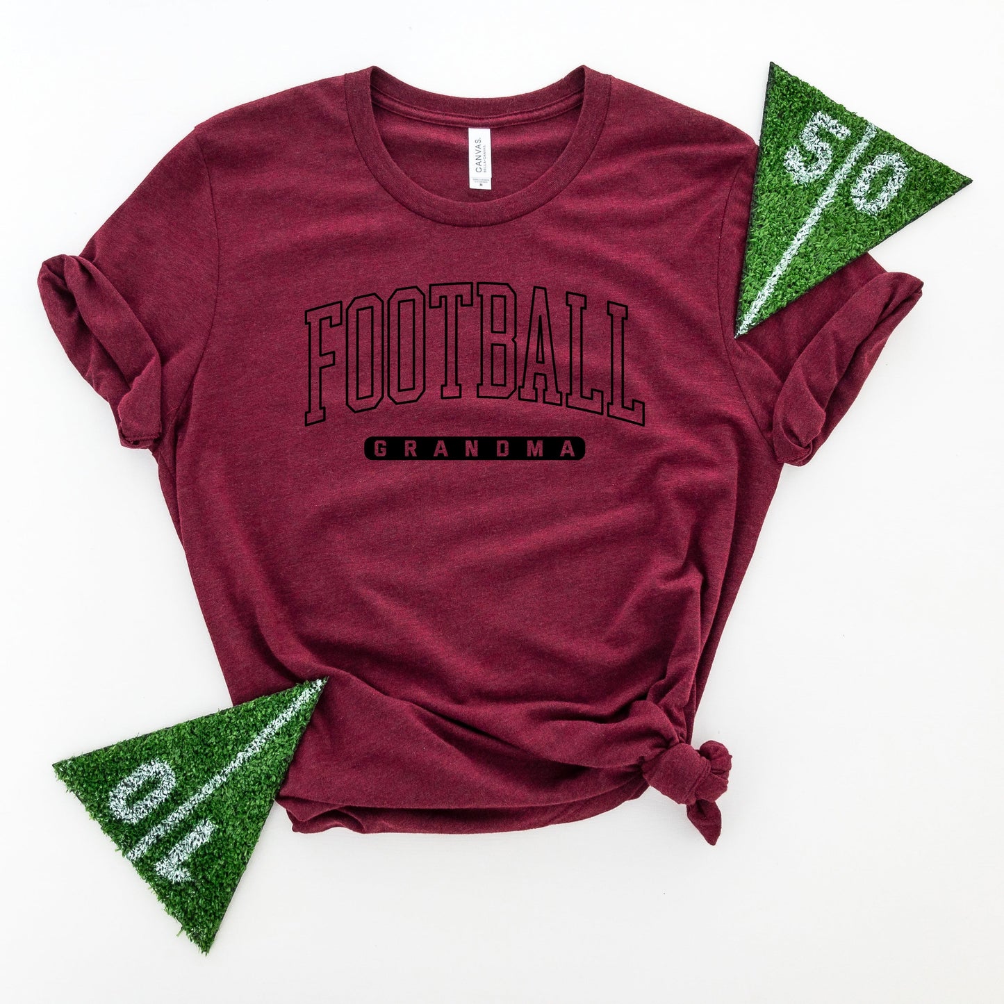 Football Grandma Block | Short Sleeve Graphic Tee