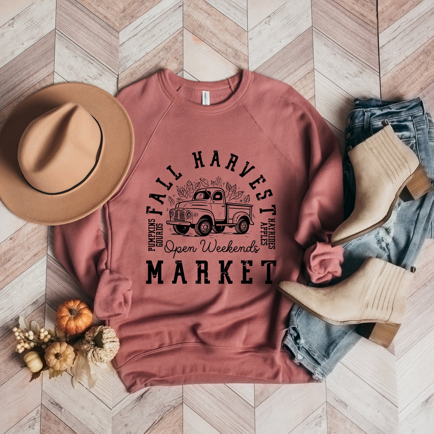 Fall Harvest Market | Bella Canvas Sweatshirt