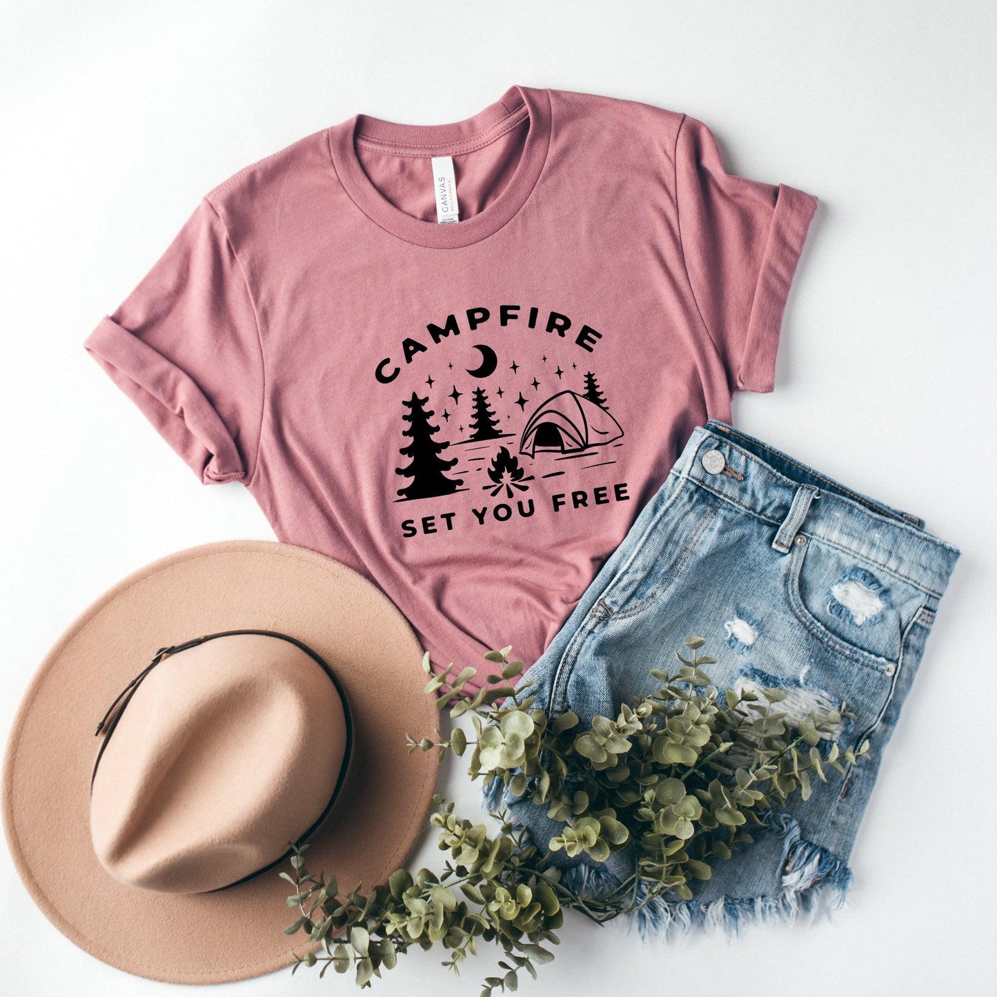 Campfire Set You Free | Short Sleeve Graphic Tee