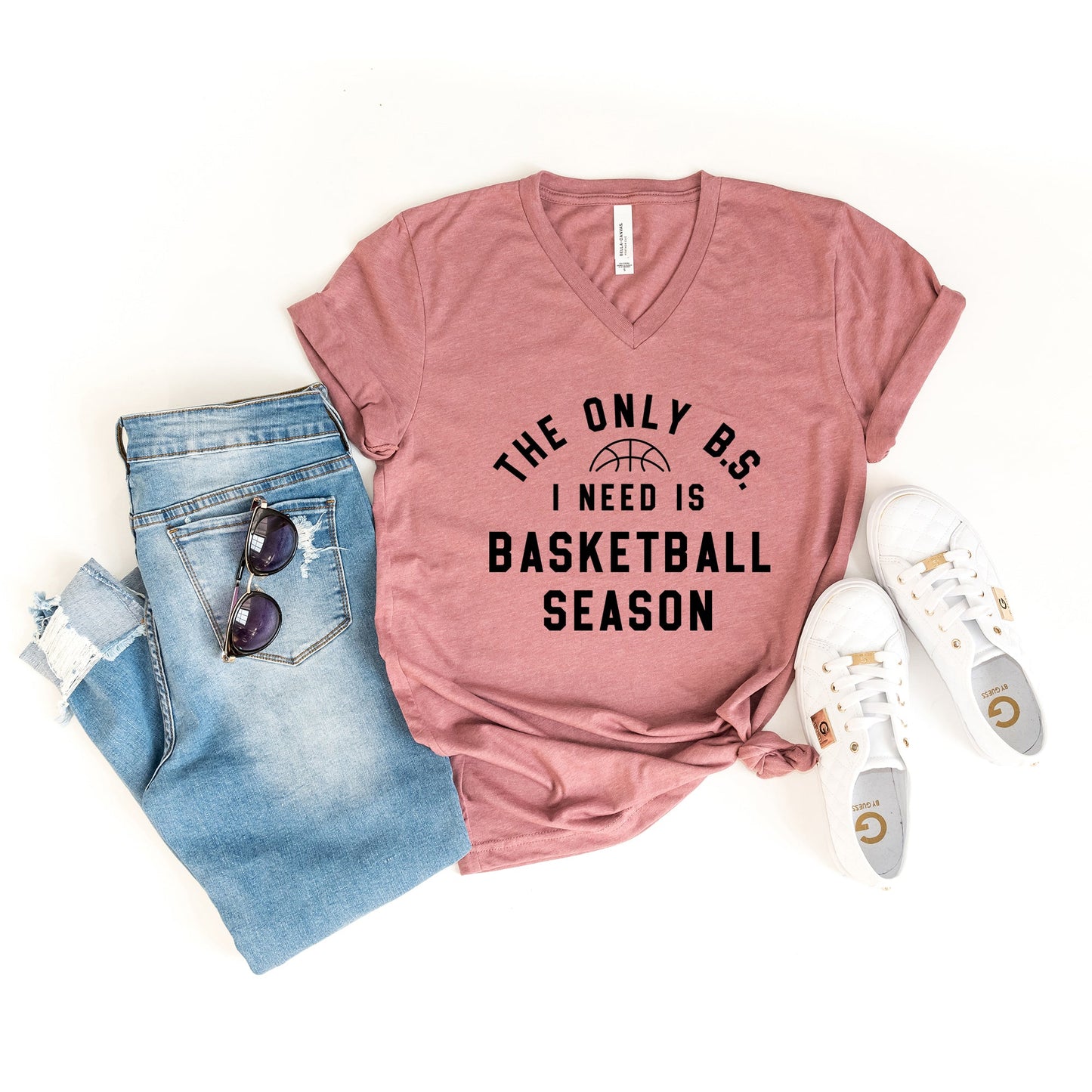 Basketball Season BS | Short Sleeve V-Neck