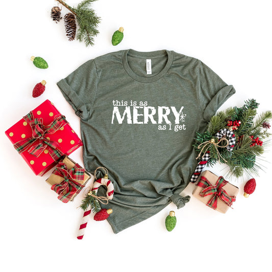 Merry As I Get | Short Sleeve Crew Neck