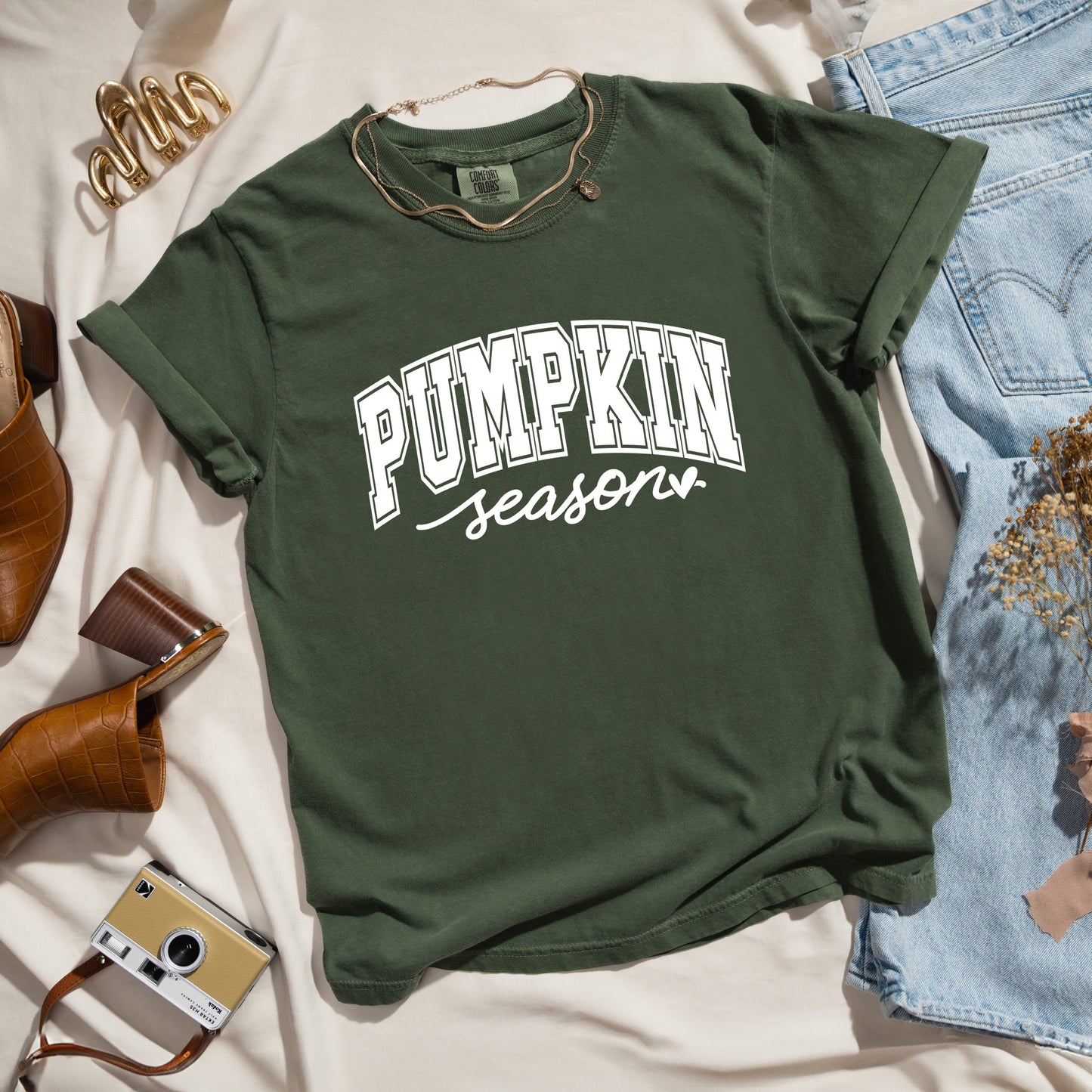 Pumpkin Season Bold | Garment Dyed Tee