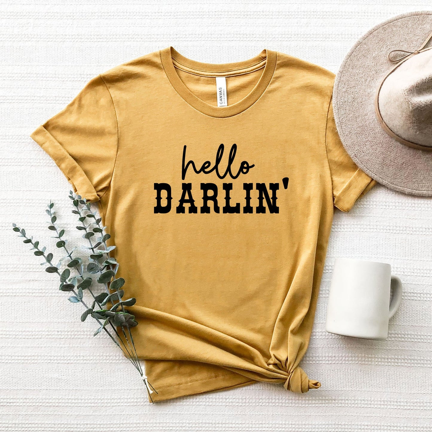 Hello Darlin' | Short Sleeve Crew Neck
