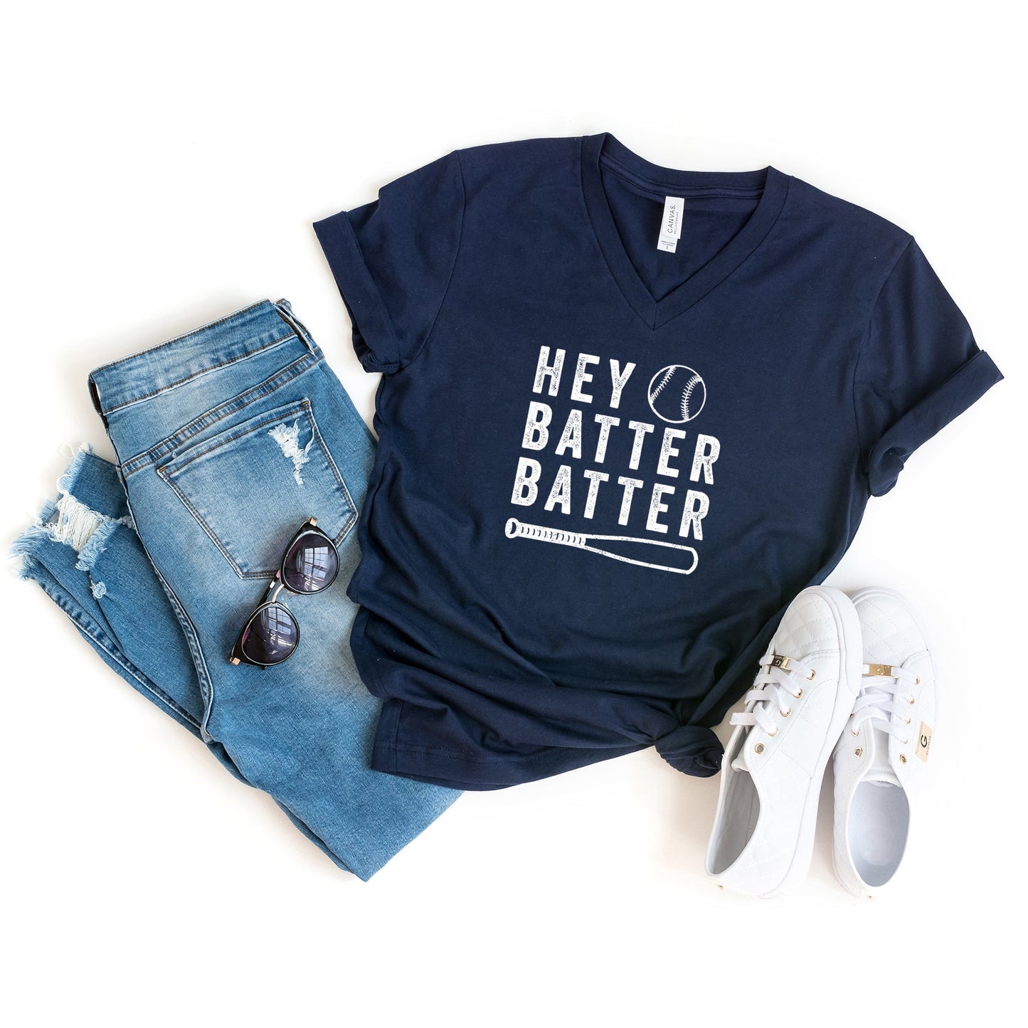 Hey Batter Batter | Short Sleeve Crew Neck