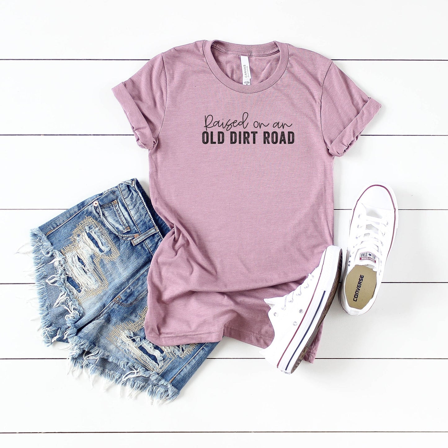 Raised on an Old Dirt Road | Short Sleeve Crew Neck