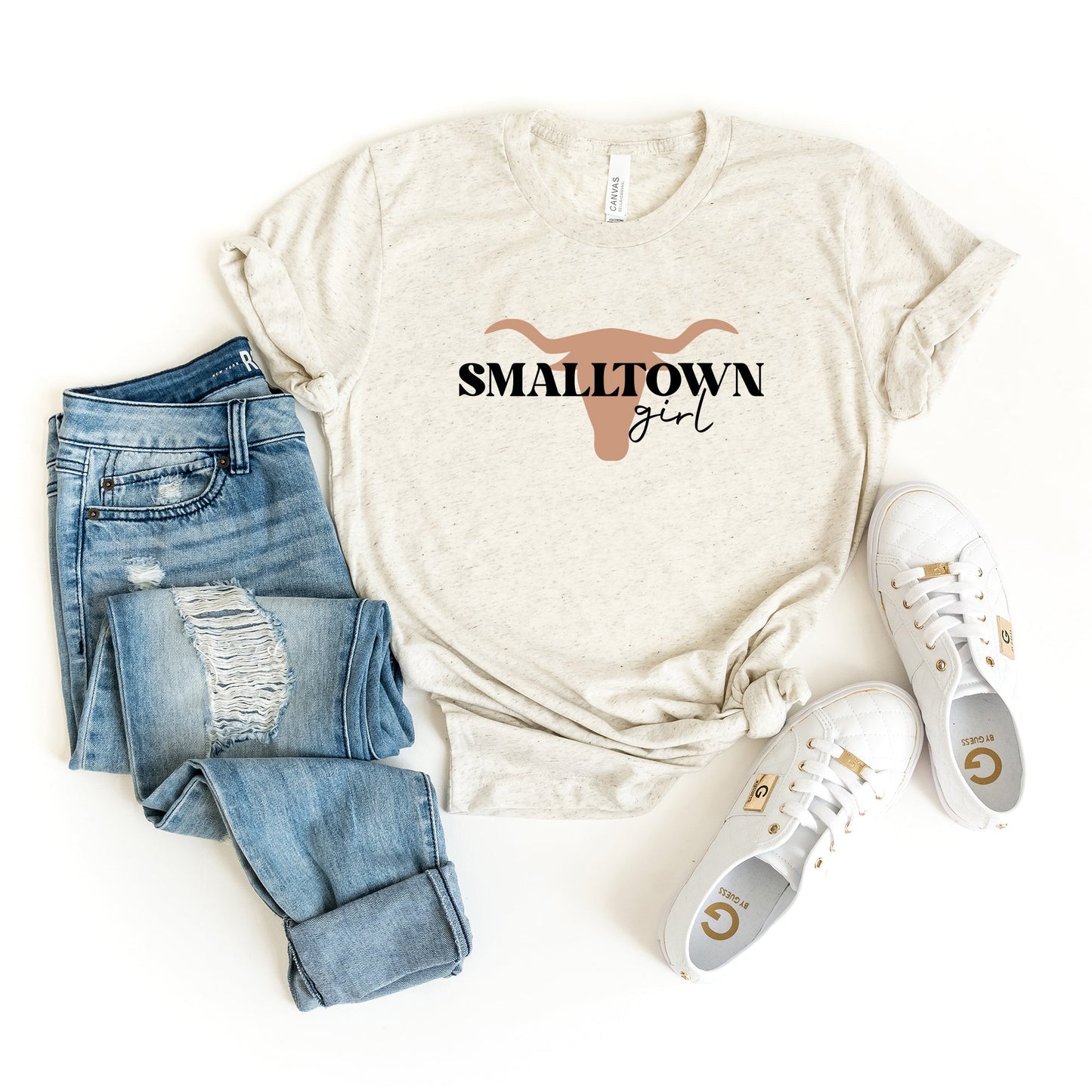 Small Town Girl Bull | Short Sleeve Graphic Tee