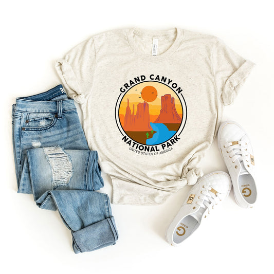 Grand Canyon National Park Badge | Short Sleeve Crew Neck